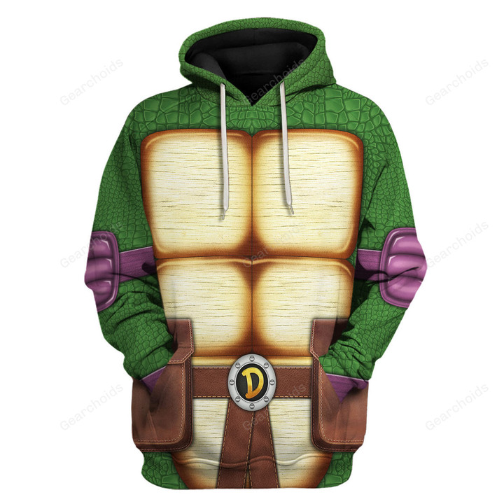 Donatello Ninja Turtles Costume Hoodie Sweatshirt T-Shirt ZipHoodie Sweatpants