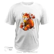 Red Panda T Shirts Maple Leaf Cute Animal