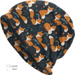 Fox Hat Adult Cap Fox Warm Slouchy Knit Hat Headwear Gift for Men Women