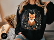 Retro Zoon Print Women Sweatshirt Cute Cotton Wild Fox Print Female Sweater Fashion Gift