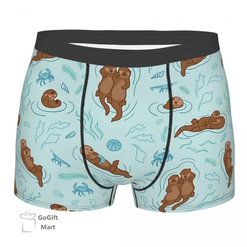 Otter Pet Lover Fun Light Underpants Breathbale Panties Men's Underwear