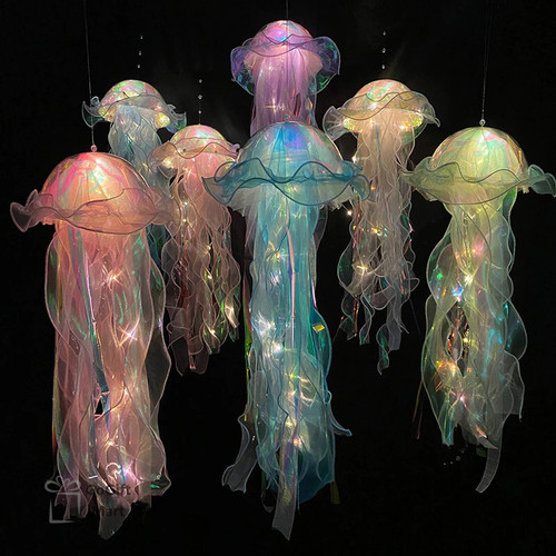 Jellyfish Lamp Jellyfish Hanging Decoration Wind Lamp Gifts