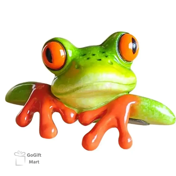 3D Frog Funny Bonsai Garden Decor