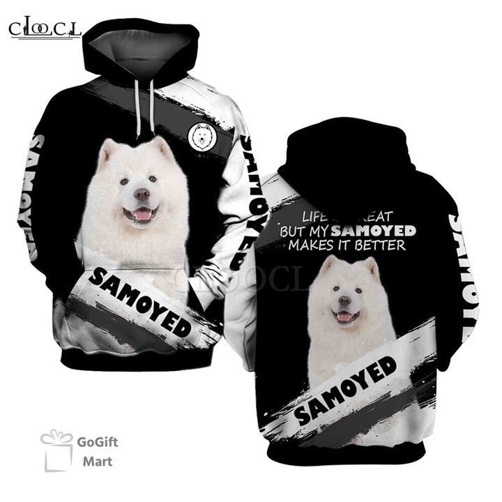 Boxer Dog Hoodies 3D Graphic Dog Better Than Life Hoodie All Print Animals Sweatshirt Pullover Harajuku Streetwear