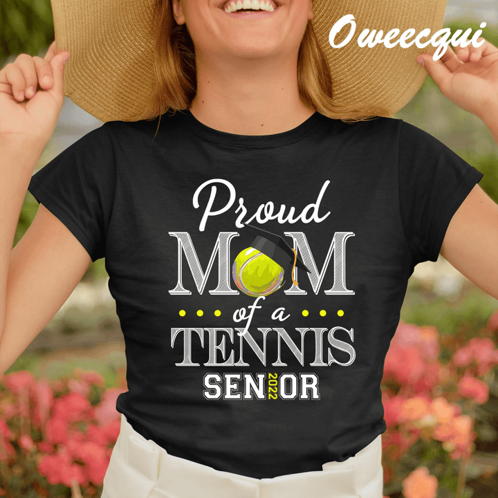 Mother Day Shirt, Proud Mom Of A Tennis Senior 2023, Mom Shirt, Mothers Day Gift, Mama Shirt, Mom Life Shirt, Gift For Wife, Gift For Her