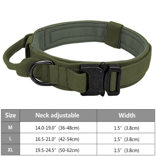 Adjustable Tactical Dog Military Collar
