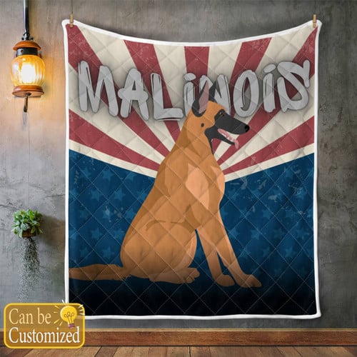 Malinois Dog  Quilt