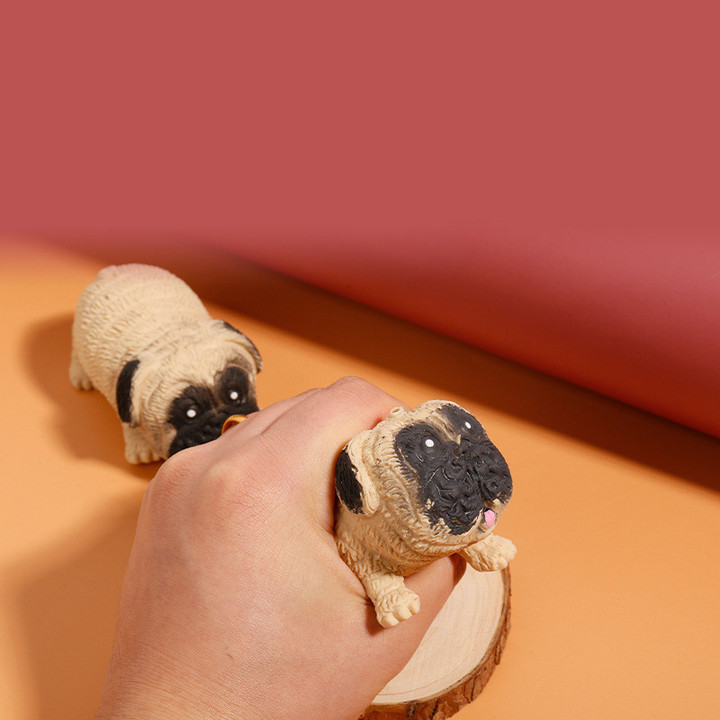 Cute Pug Pinch Stress Squishy Toy