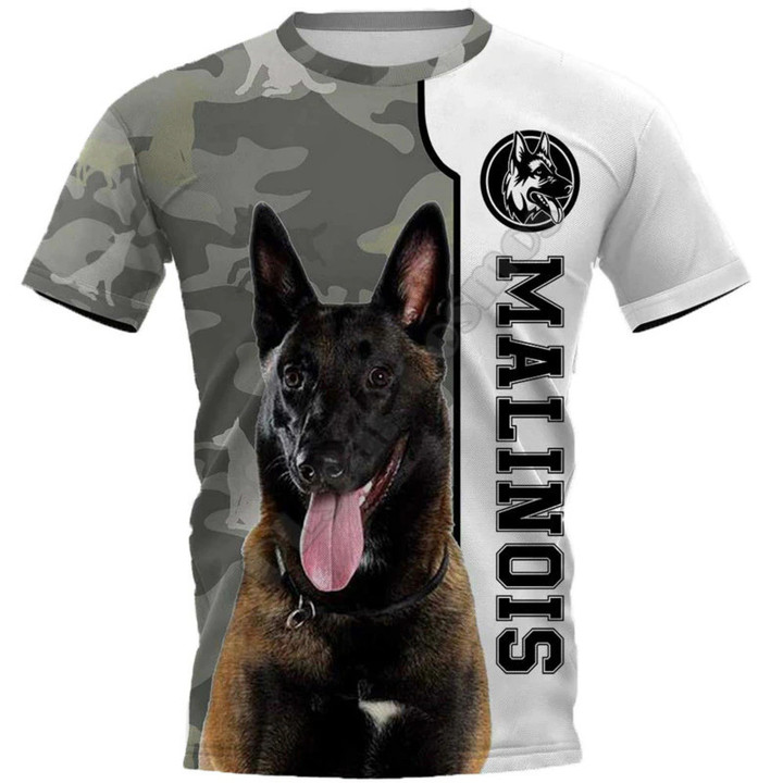 New Malinois Dog 3d printed T-shirt men's