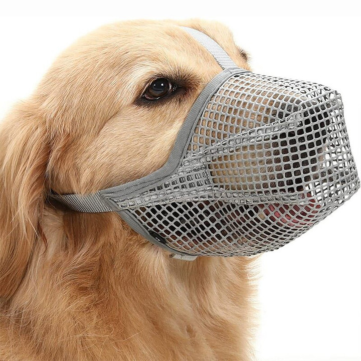 Pet Dog Muzzles Soft Adjustable Muzzle Dog Mouth Mask