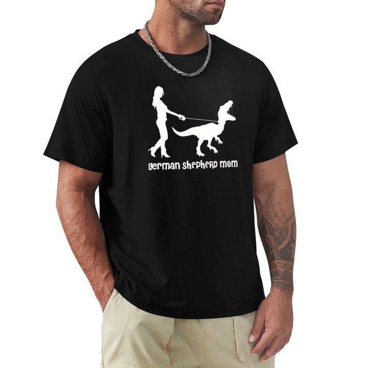 German Shepherd mom - Velociraptor edition T-Shirt cute tops