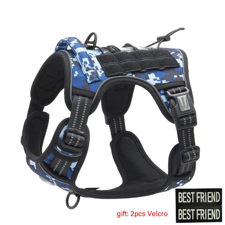 Tactical Dog Harness Adjustable Pet Working Training Military Service