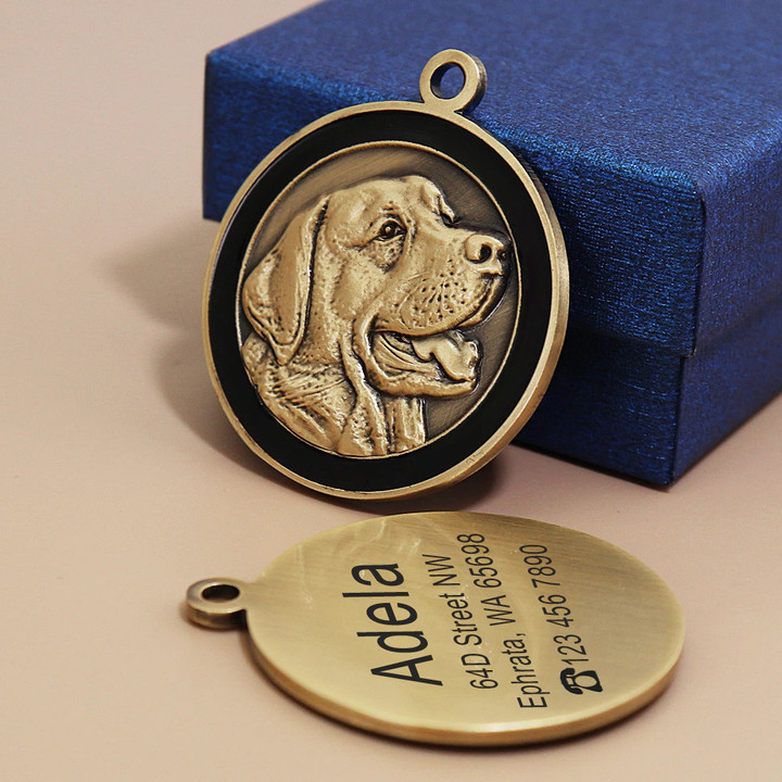 Personalized Dog ID Tag Engraved Pet Dog Tags Collar Accessories