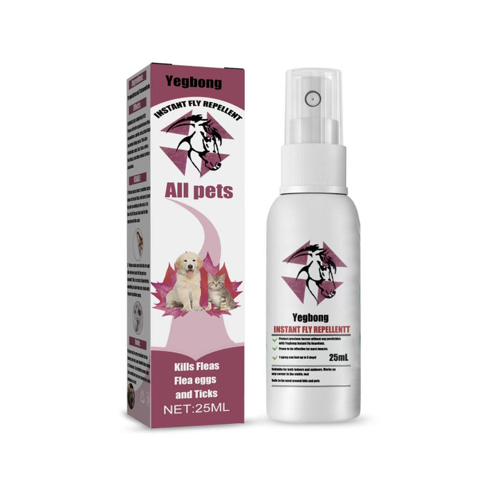 Pet insect repellent spray Drive away fleas lice ticks Sterilization Relieve skin itching Suitable