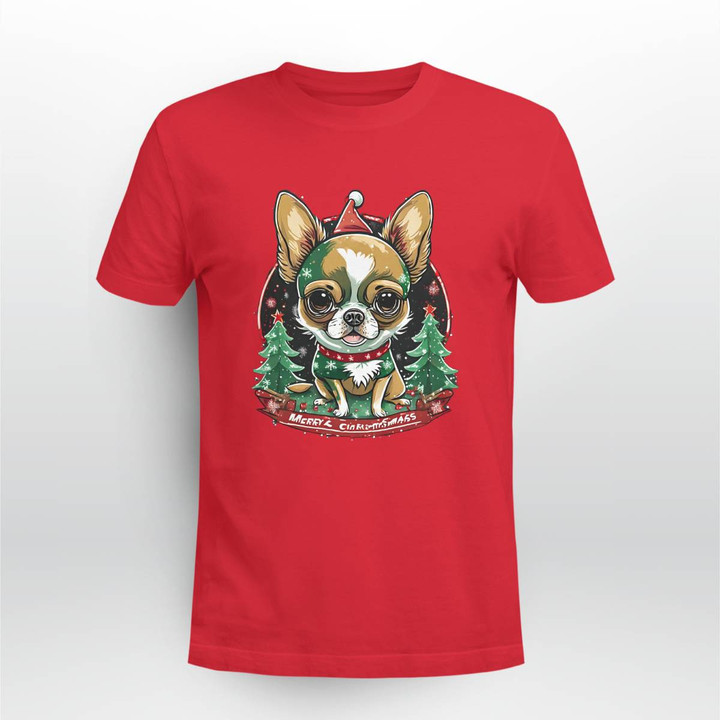 Chihuahua Dog Christmas NewT-shirt