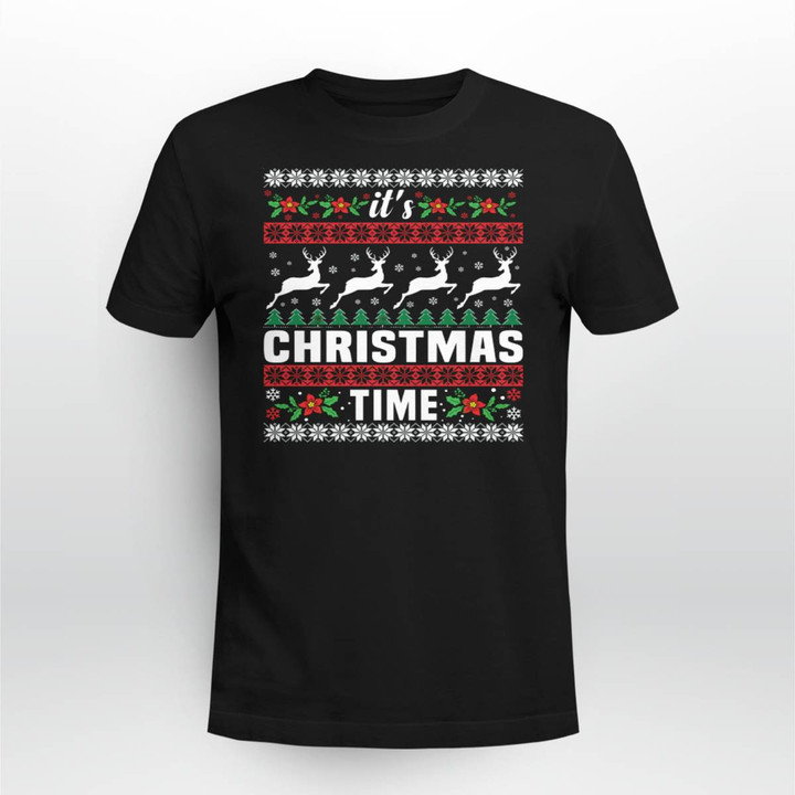 Merry Christmas Time New T-shirt 2023