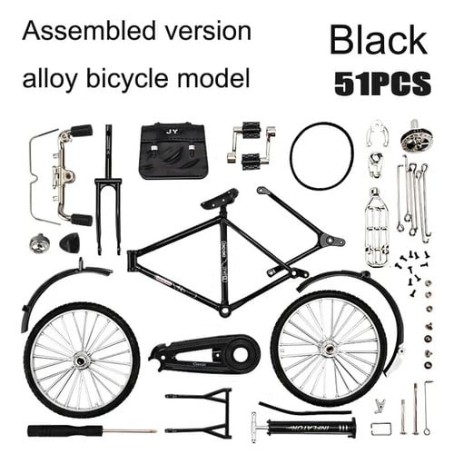 Assembled Retro Bicycle Model version