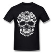 Funny Pug Skull Dog Cool Halloween Gift T Shirt Cotton o-eck Short Sleeve TShirt Tees Harajuku Streetwear