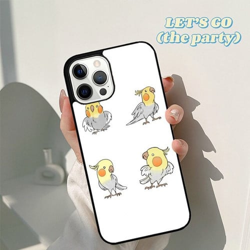 Autumu Parrot Birds Cockatiel Phone Case Cover for iPhone 12 mini X XS XR 11 13 14 Pro Max SE 2020 Apple 5 6S 7 8 Plus Coque