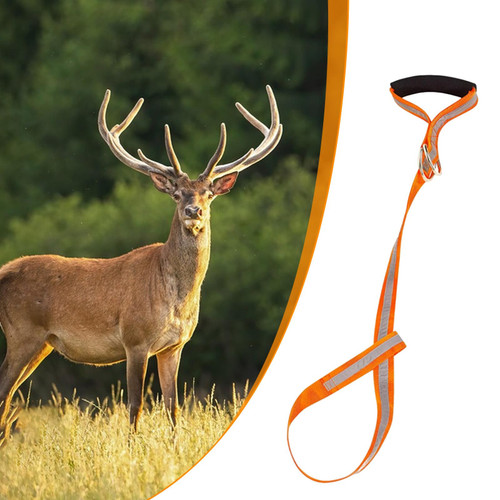 Deer Drag Harness Durable Deer Drag Strap with Comfortable Handle Tow Rope Hunting Gear