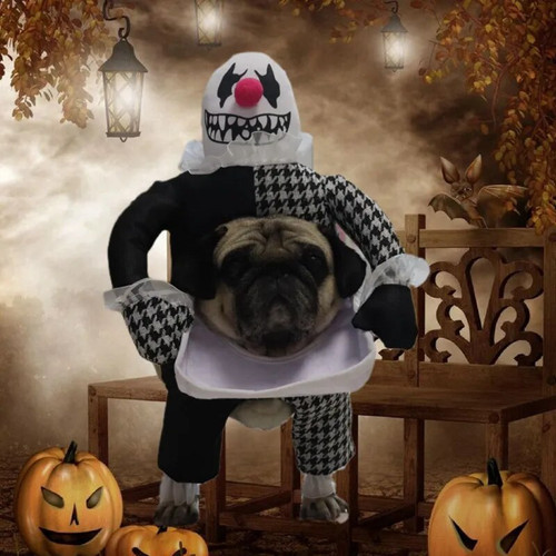 Funny Halloween Pet Dog Costume Small And Medium Dog Chihuahua Pug Costume Puppy Demon Costume Dog Clothes Pet Costume