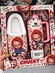 Combo Chucky Plush Slipped & Tumbler QH28