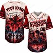 Stranger Things Lover Custom Name Baseball Jersey Qh11
