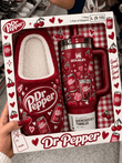 Combo Dr Peppper Plush Slipped & Tumbler NDK02
