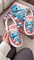 Shark Canvas Hey Dude Shoes NDK07