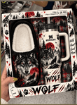 Wolf Plush Slipped & Tumbler NDK90