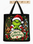 Grinch Tote Bag HV1