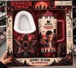 Combo Stranger Things Plush Slipped & Tumbler QH32