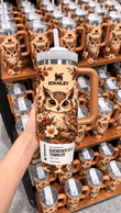 Owl Tumbler 40OZ Hand Cup DTT42
