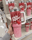Dr Pepper Heart Tumbler 40OZ Hand Cup TRA83