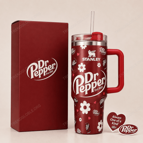 Dr Pepper Tumbler 40OZ Hand Cup T2