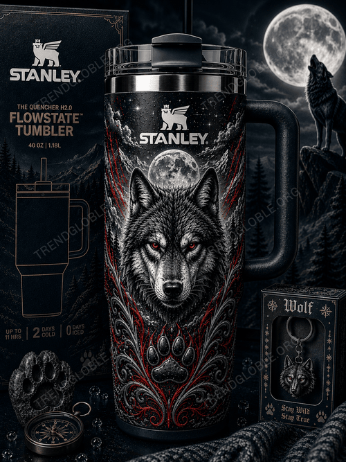 Wolf Tumbler 40OZ Hand Cup LA208