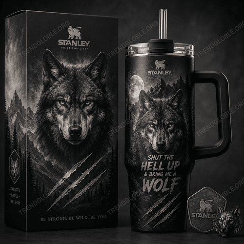 Wolf Tumbler 40OZ Hand Cup LA228