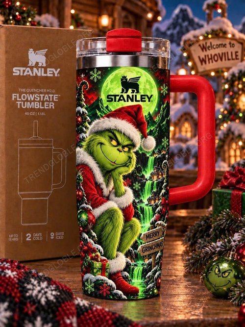 Grinch Tumbler 40OZ Hand Cup MH27