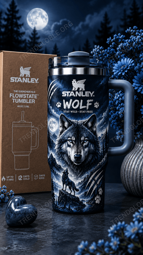Wolf Tumbler 40OZ Hand Cup NDK102