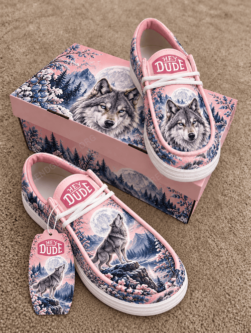 Wolf Canvas Hey Dude Shoes NDK09