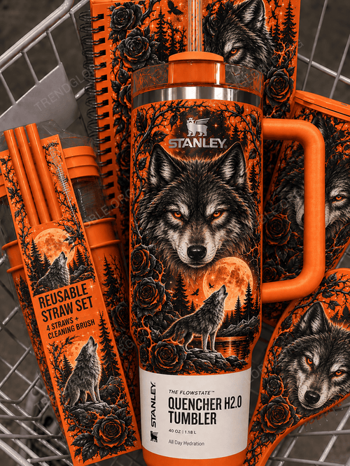 Wolf Tumbler 40OZ Hand Cup NDK23