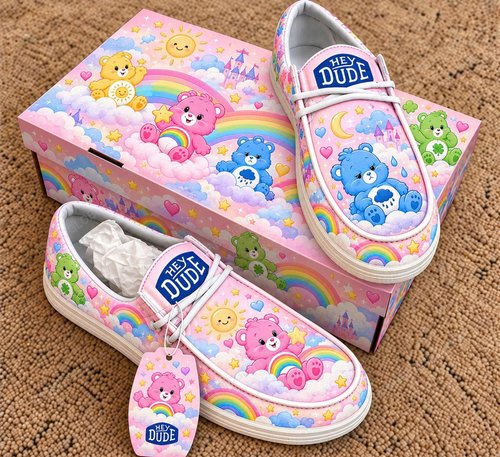 Care Bear Canvas Hey Dude Shoes QH57