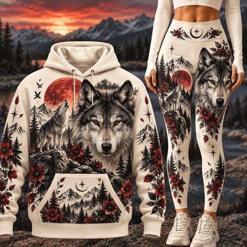 Wolf Hoodie & Legging Set NDK10