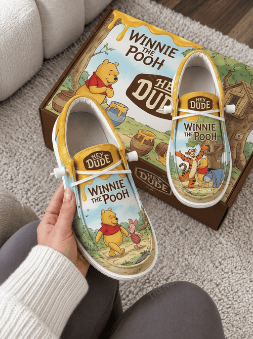 Pooh Canvas Hey Dude Shoes NDK20