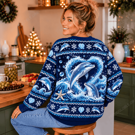 Dolphin Ugly Sweater HV1