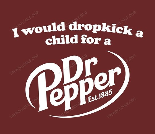 Dr Pepper Dropkick T Shirt 2D TRA80