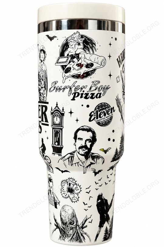 Stranger Things Tumbler 40OZ Hand Cup QH88