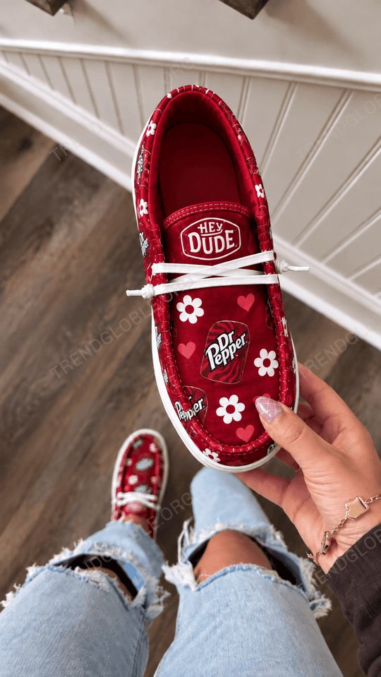 Dr Pepper Canvas Hey Dude Shoes TRA52