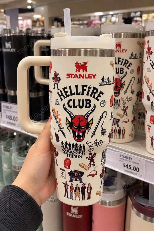 Stranger Things Tumbler 40OZ Hand Cup QH93