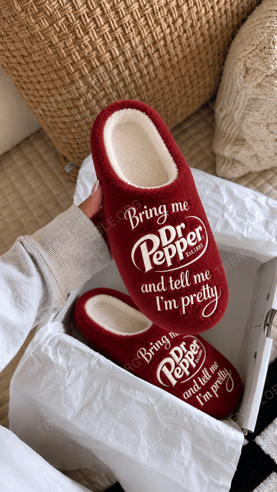 Dr Pepper i’m Pretty Plush Slipped TRA82